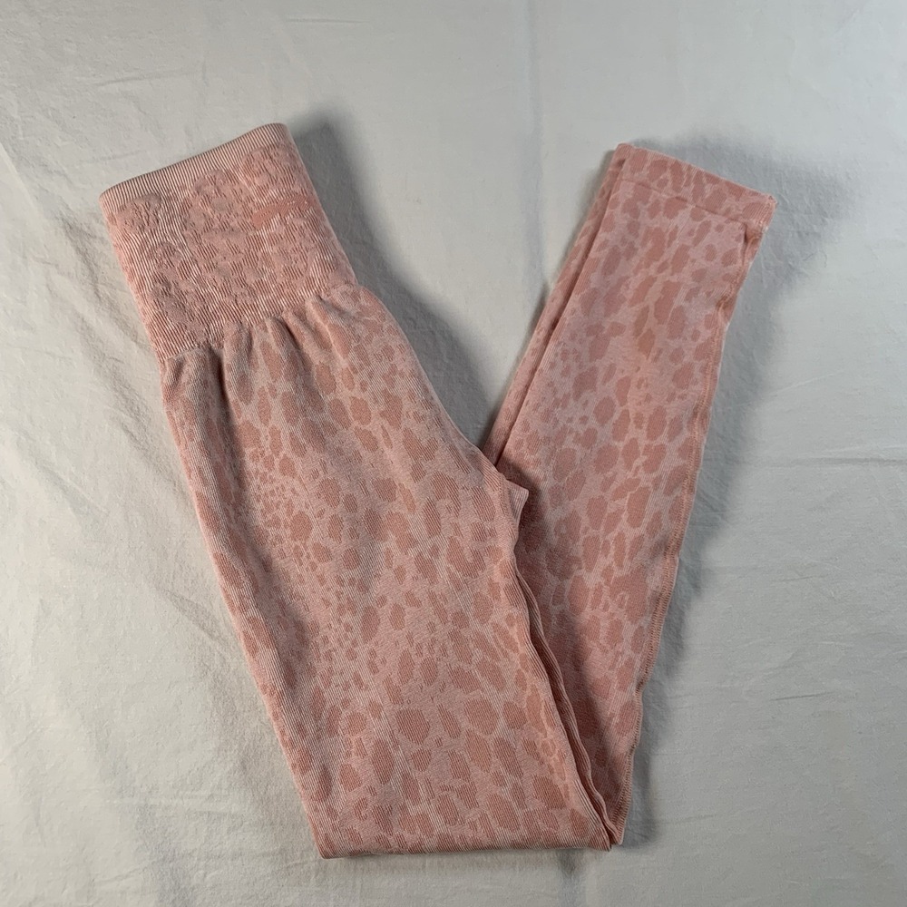 Prozis Seamless Leggings Size XS High Waist Tummy Control Athletic Gym Fitness